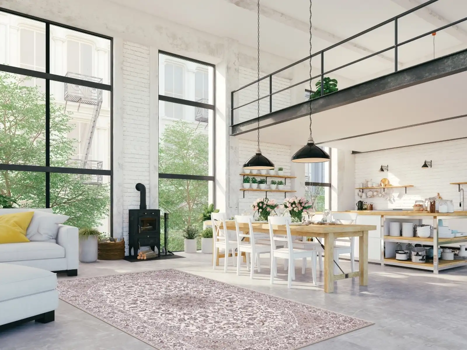 Diamond Wool Calisia Damore Alabaster Rug - Image 5