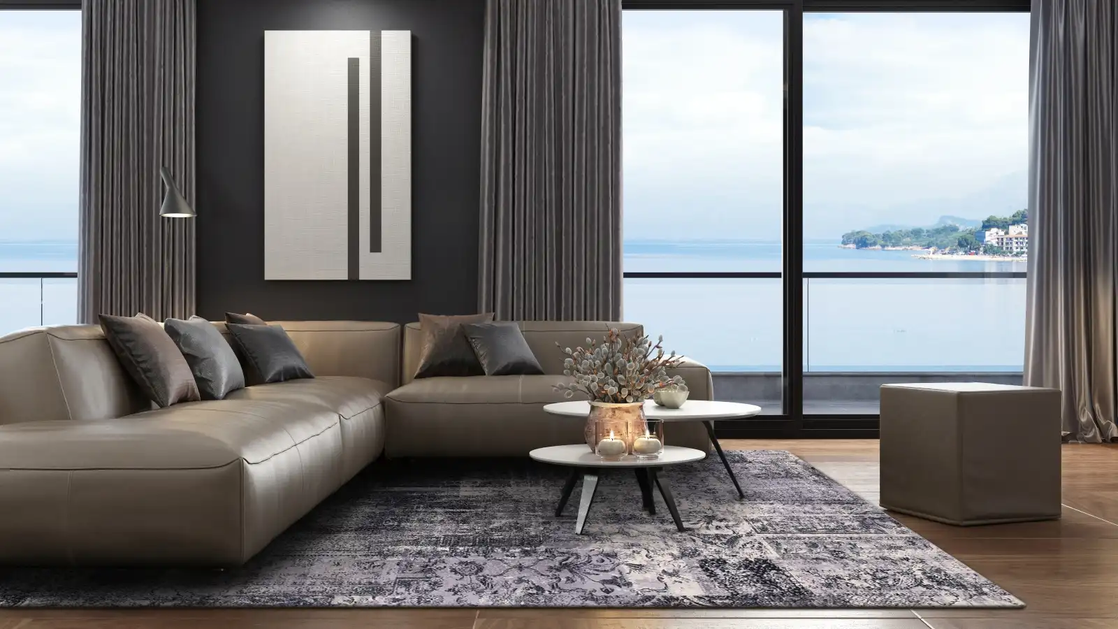 Diamond Wool Calisia Eddie Graphite Rug