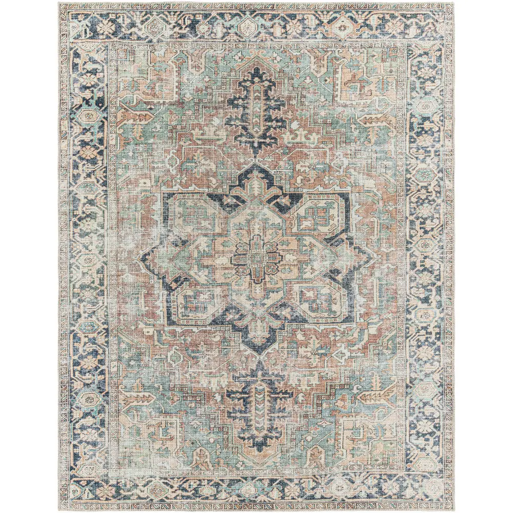 Dido Machine Washable Traditionnal Boho Sage Rug - Image 5