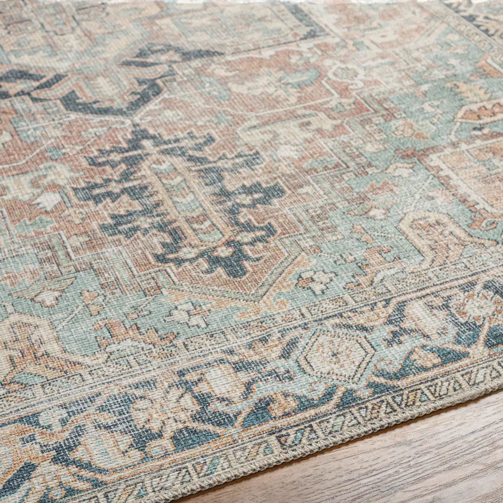Dido Machine Washable Traditionnal Boho Sage Rug - Image 7