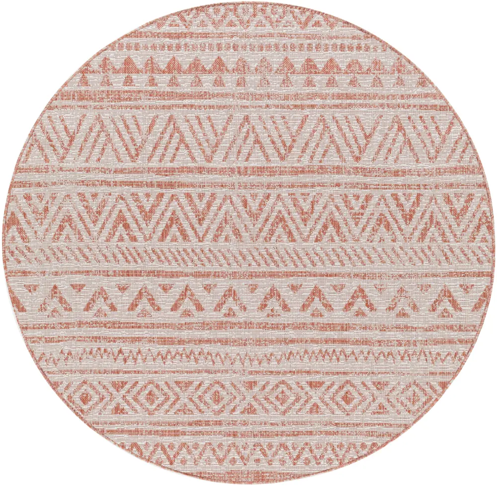 Diksha In- & Outdoor Global Coral/Pink Rug - Image 3