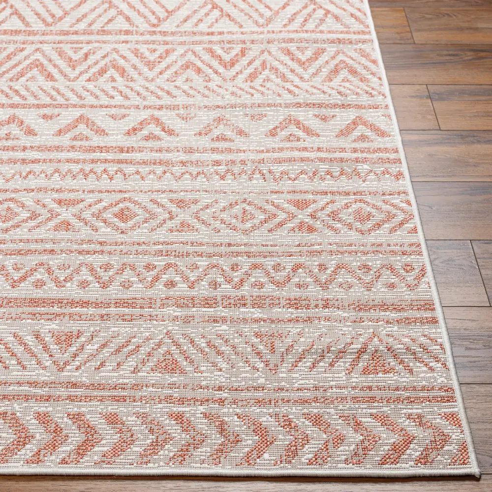 Diksha In- & Outdoor Global Coral/Pink Rug - Image 6