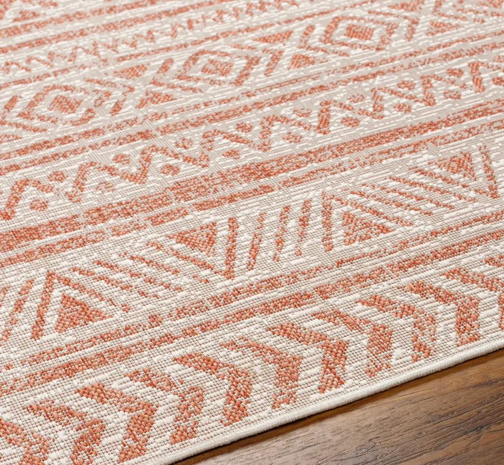 Diksha In- & Outdoor Global Coral/Pink Rug - Image 7