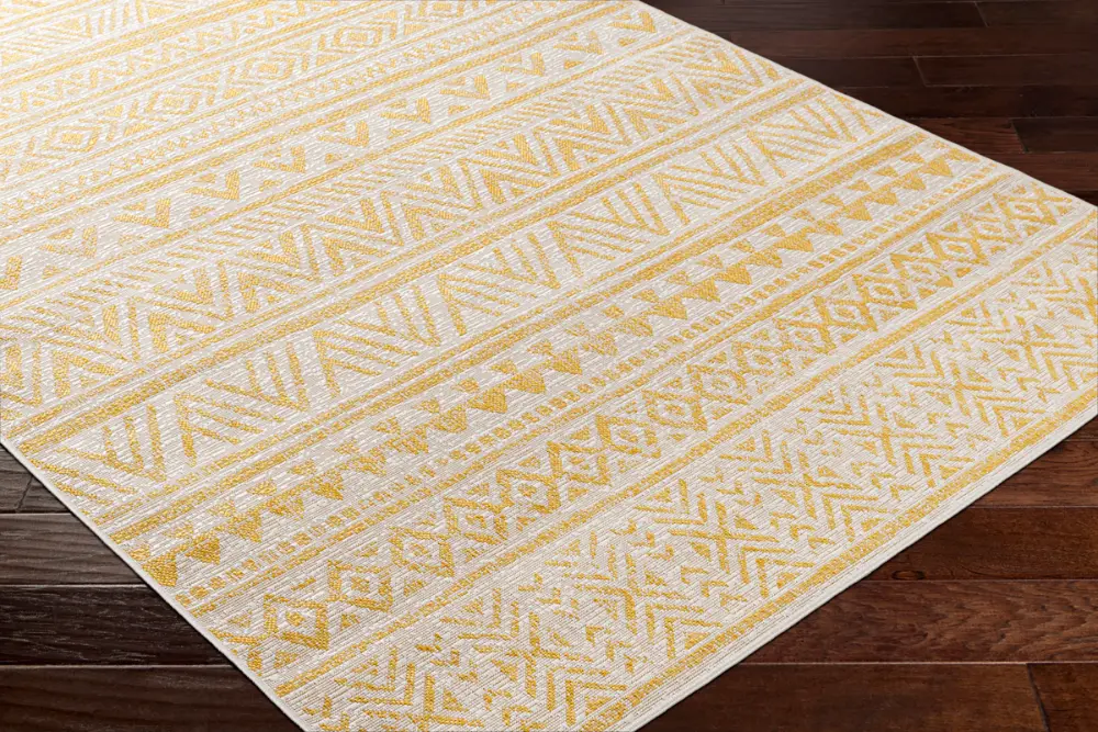 Diksha In- & Outdoor Global Saffron Rug - Image 9