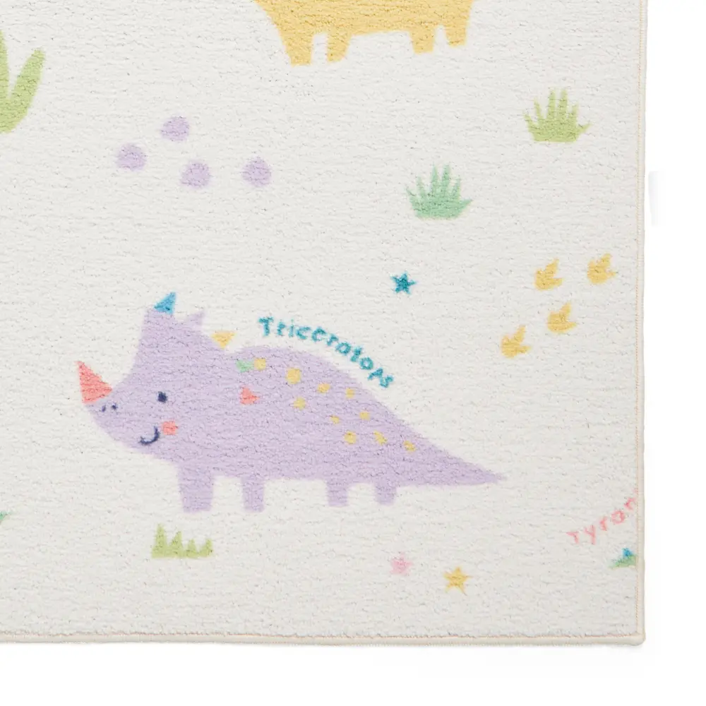 Catherine Lansfield Dinosaur Friends Pink / Blue - Washable - Image 7