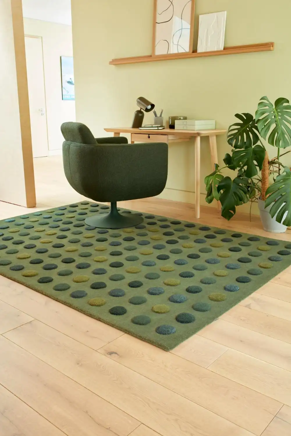 Dotty Green Rug - Image 2