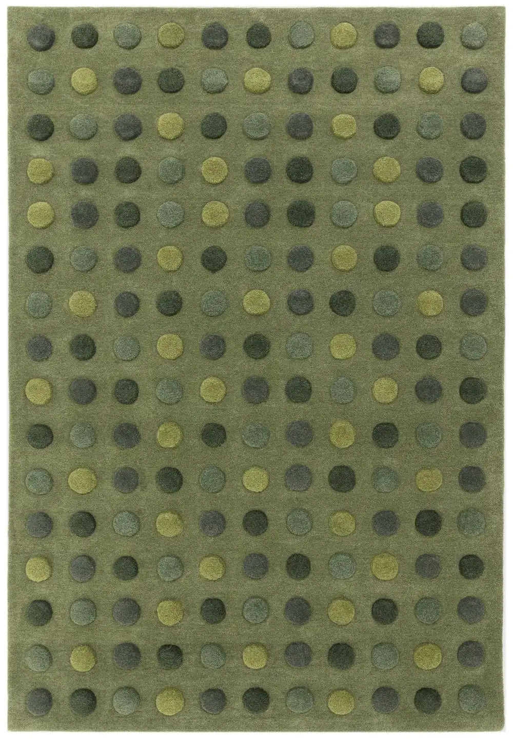 Dotty Green Rug - Image 3