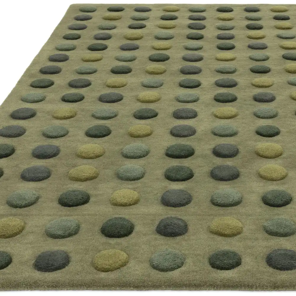 Dotty Green Rug - Image 4