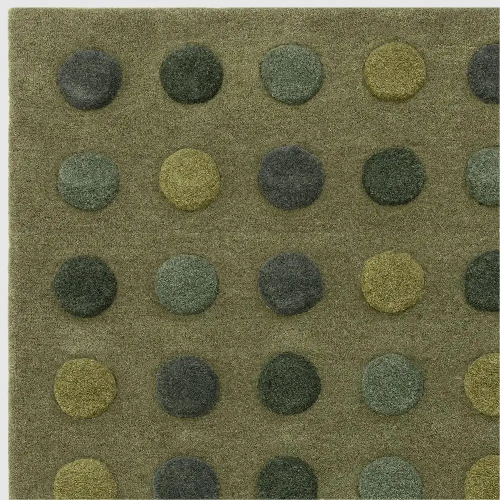 Dotty Green Rug - Image 5