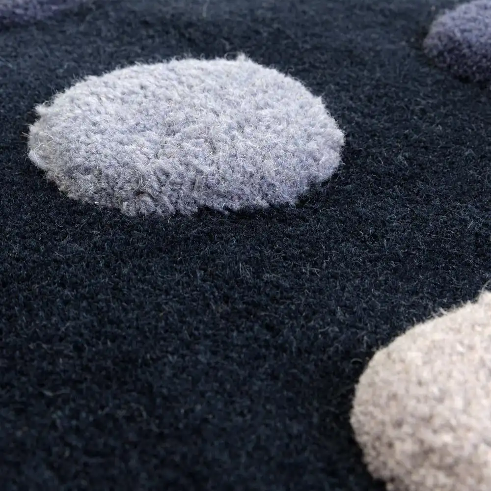 Dotty Navy Rug - Image 3