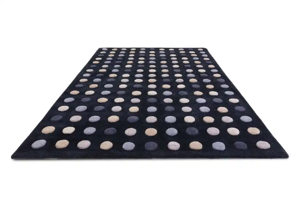 Dotty Navy Rug - Image 4