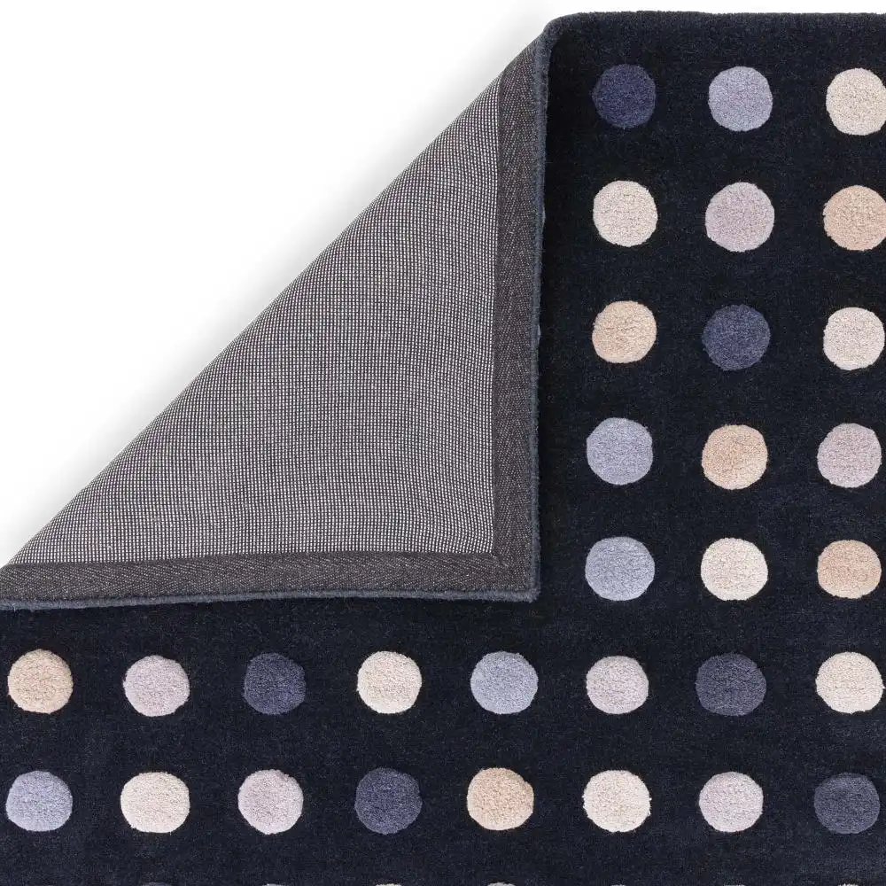 Dotty Navy Rug - Image 5