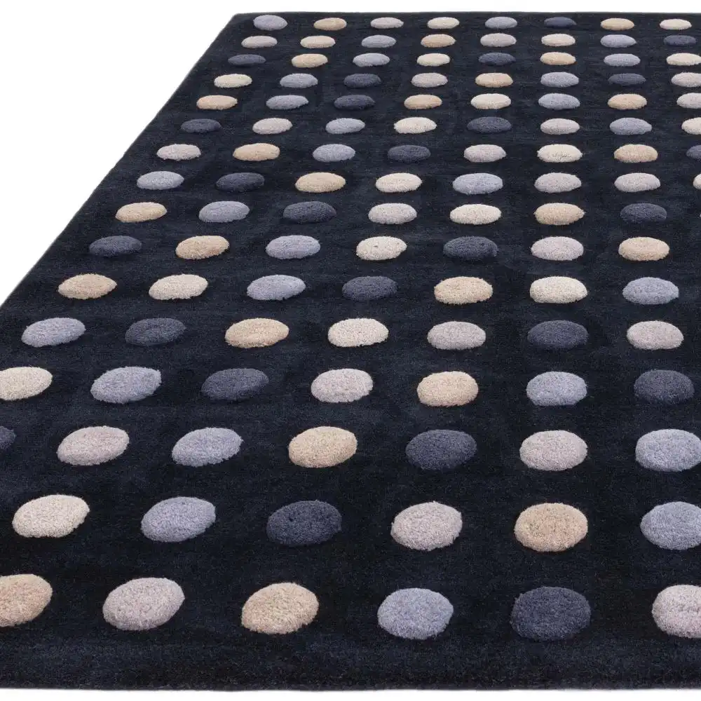 Dotty Navy Rug - Image 7