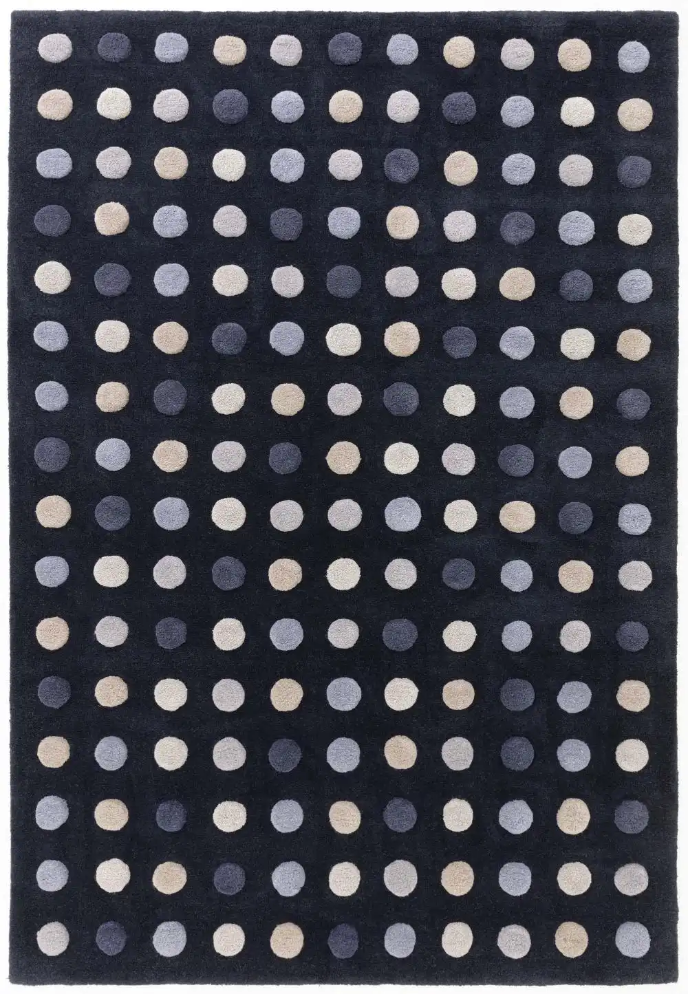 Dotty Navy Rug - Image 8