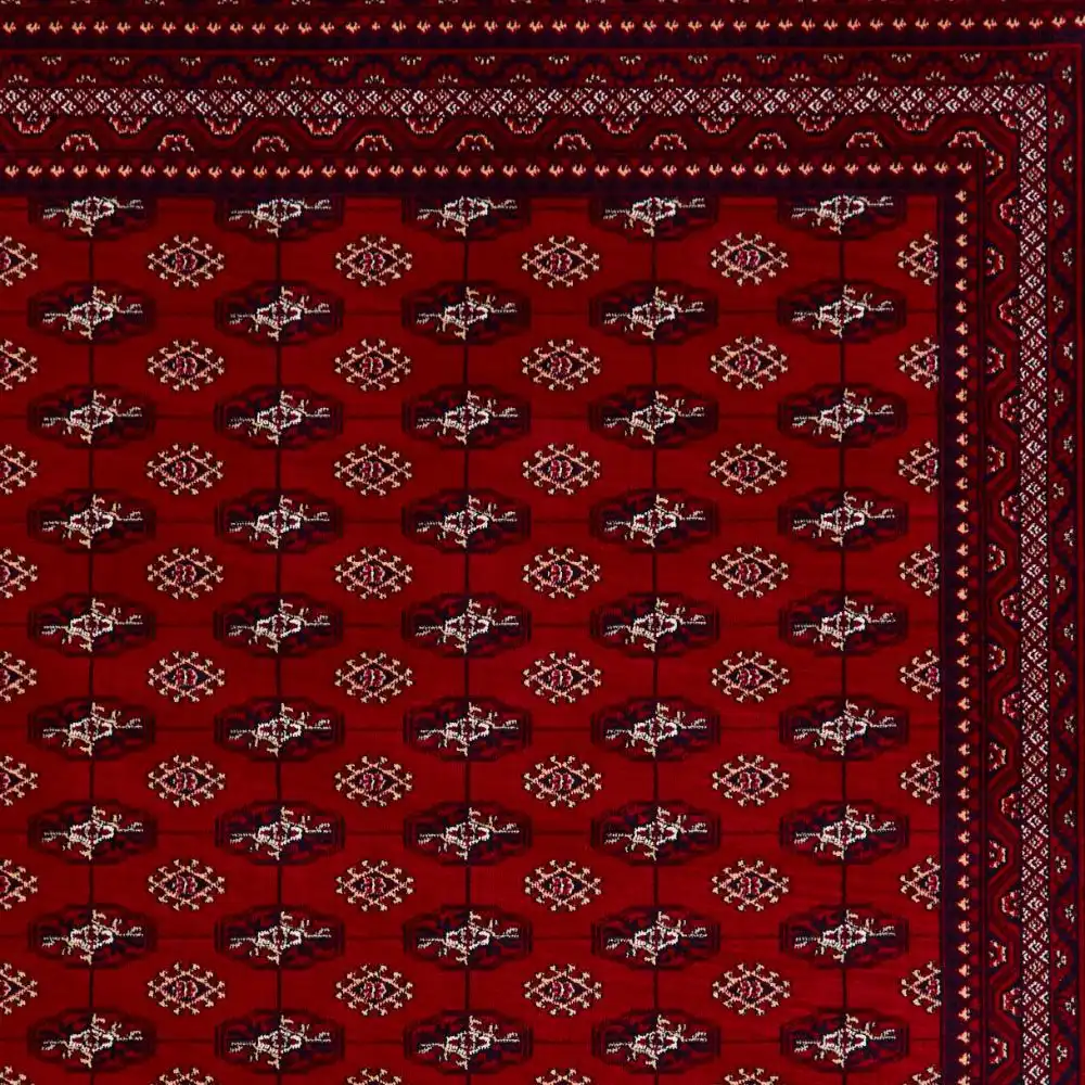 Dubai 62096 Red Rug - Image 6