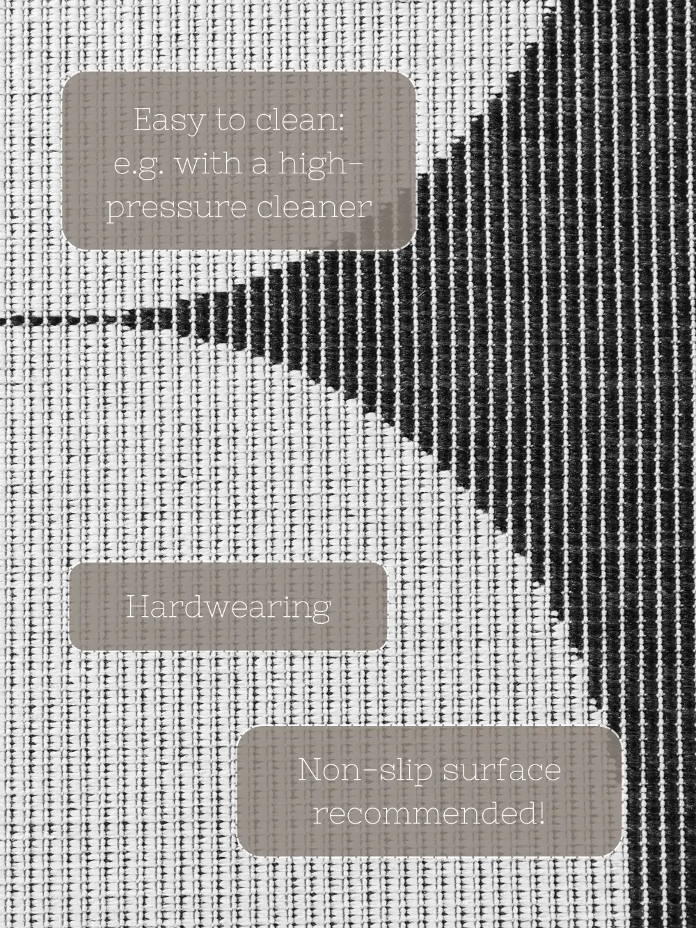 Duet 106244 Black White Indoor / Outdoor Reversible - Image 23
