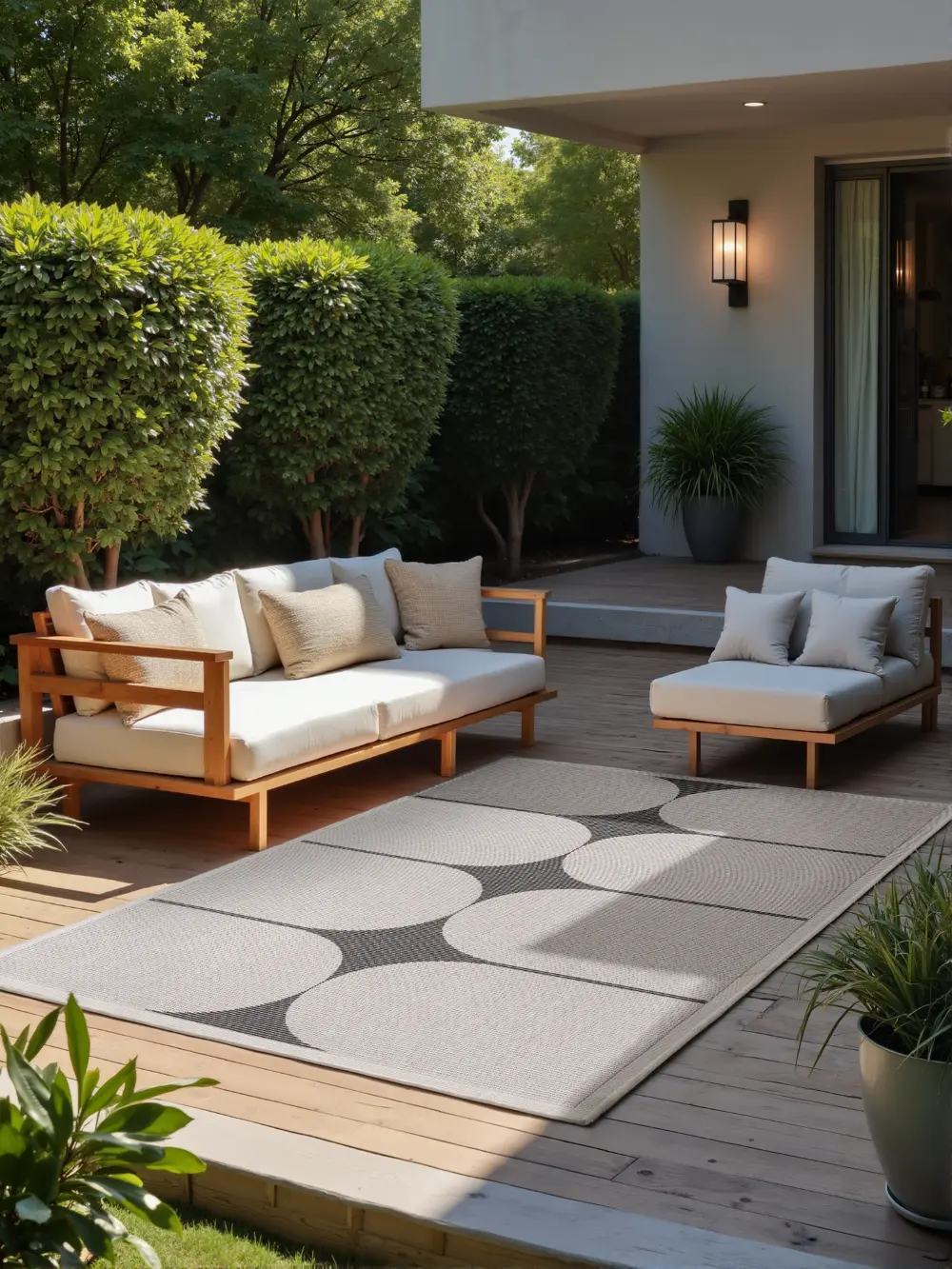 Duet 106244 Black White Indoor / Outdoor Reversible - Image 25