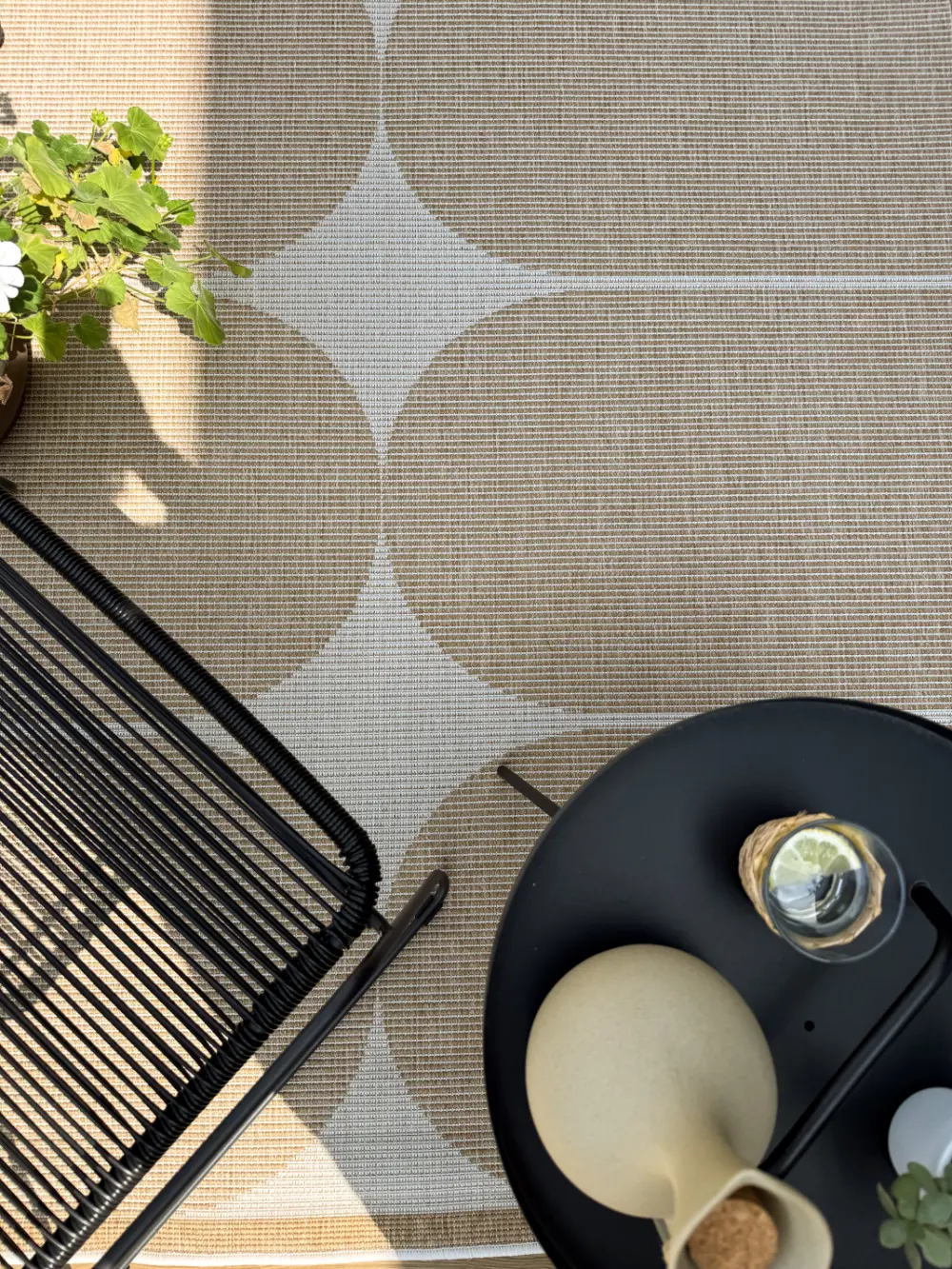 Duet 106245 Jute White Indoor / Outdoor Reversible - Image 11