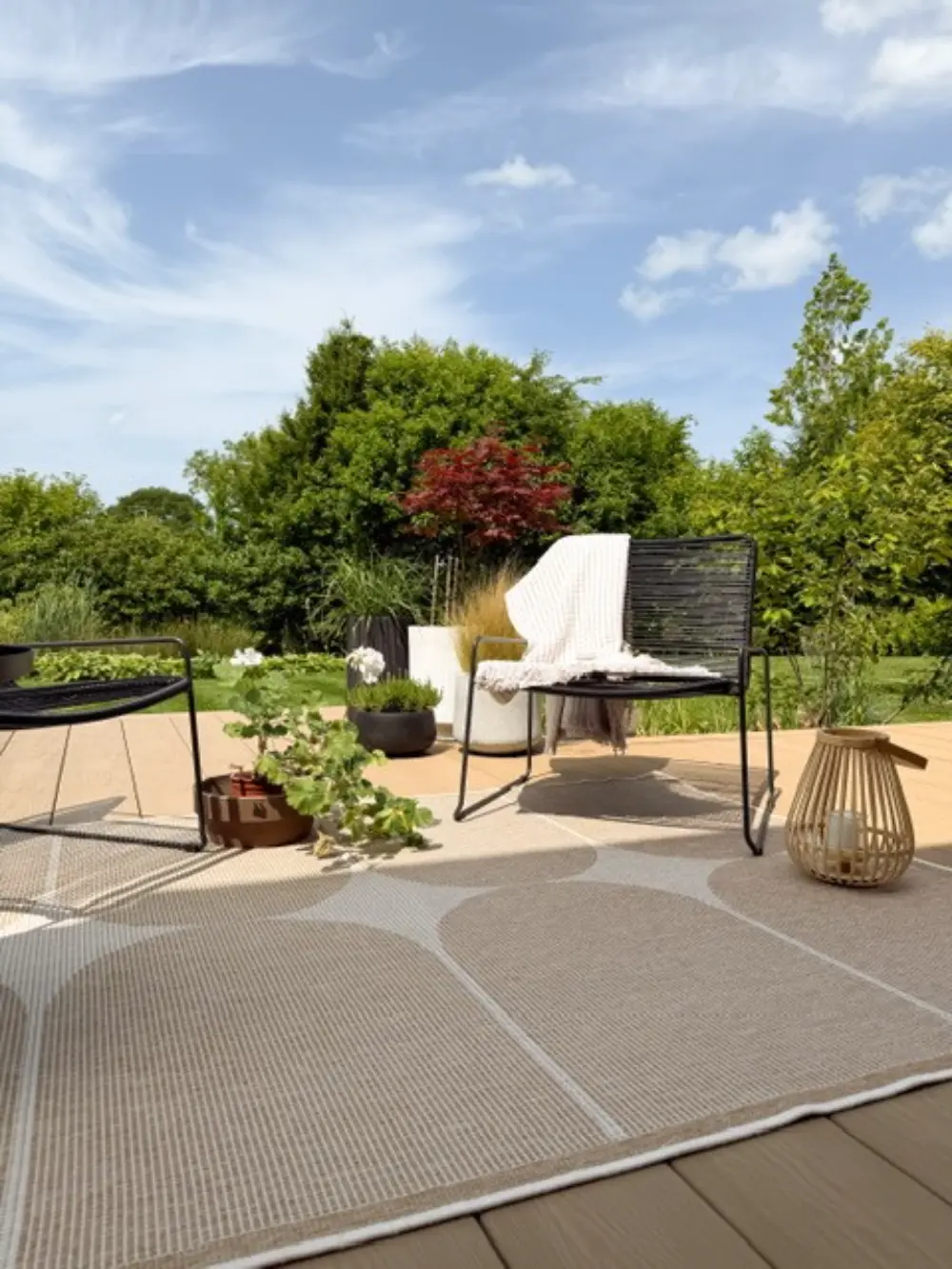 Duet 106245 Jute White Indoor / Outdoor Reversible - Image 7