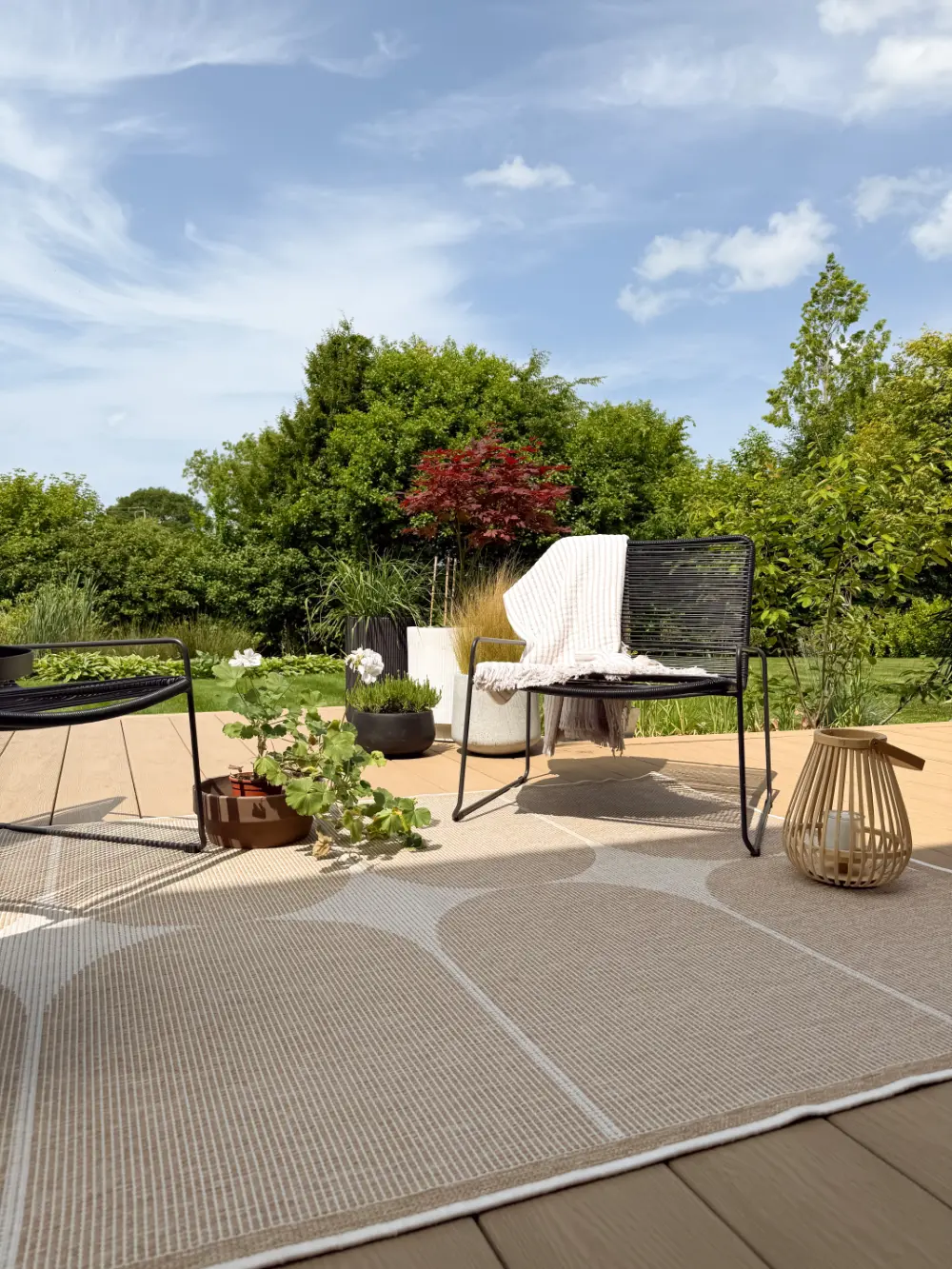 Duet 106245 Jute White Indoor / Outdoor Reversible - Image 8