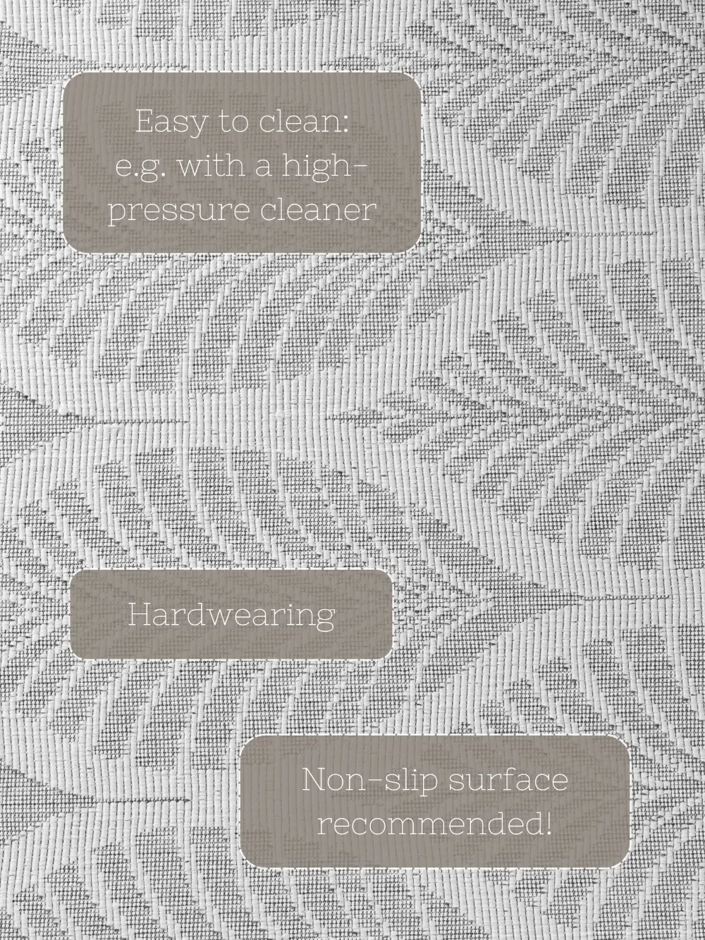 Duet 106246 White Grey Indoor / Outdoor Reversible - Image 14