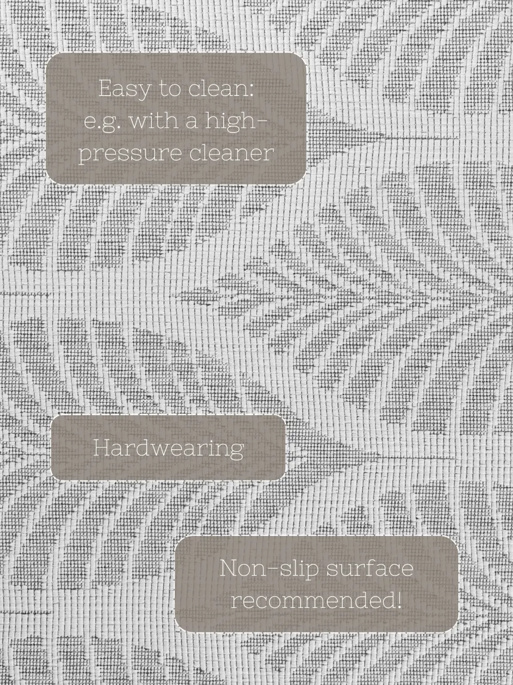 Duet 106246 White Grey Indoor / Outdoor Reversible - Image 25