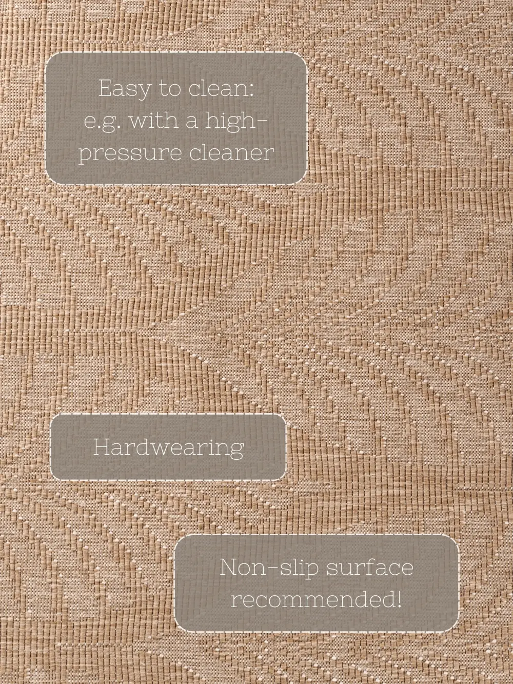 Duet 106247 Jute White Indoor / Outdoor Reversible - Image 24
