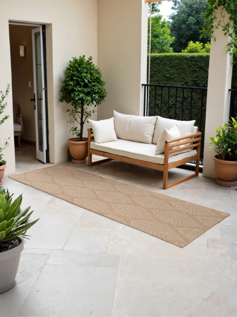 Duet 106247 Jute White Indoor / Outdoor Reversible - Image 25