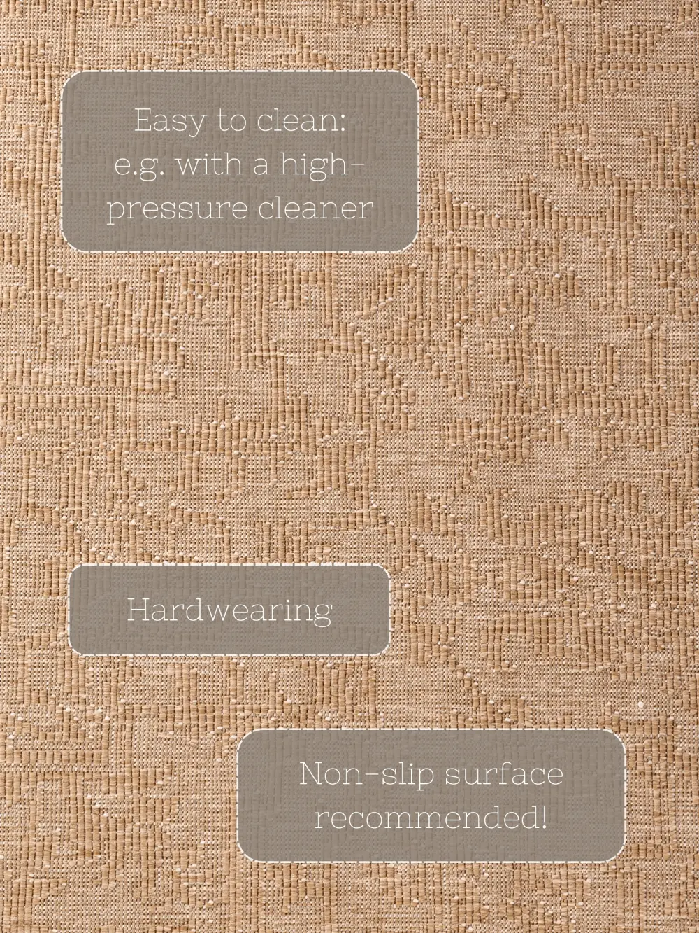 Duet 106250 Jute White Indoor / Outdoor Reversible - Image 12
