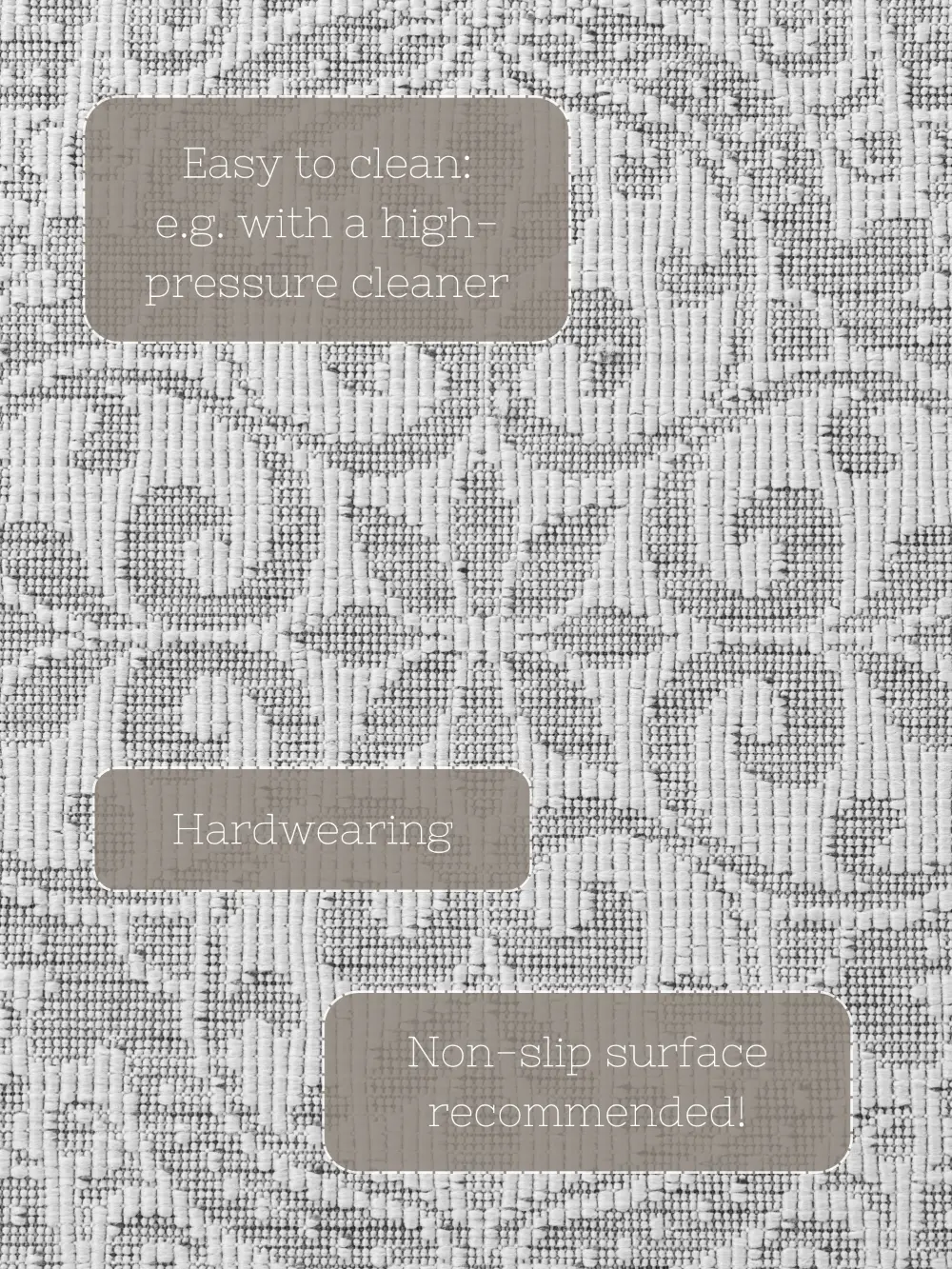 Duet 106251 White Grey Indoor / Outdoor Reversible - Image 23