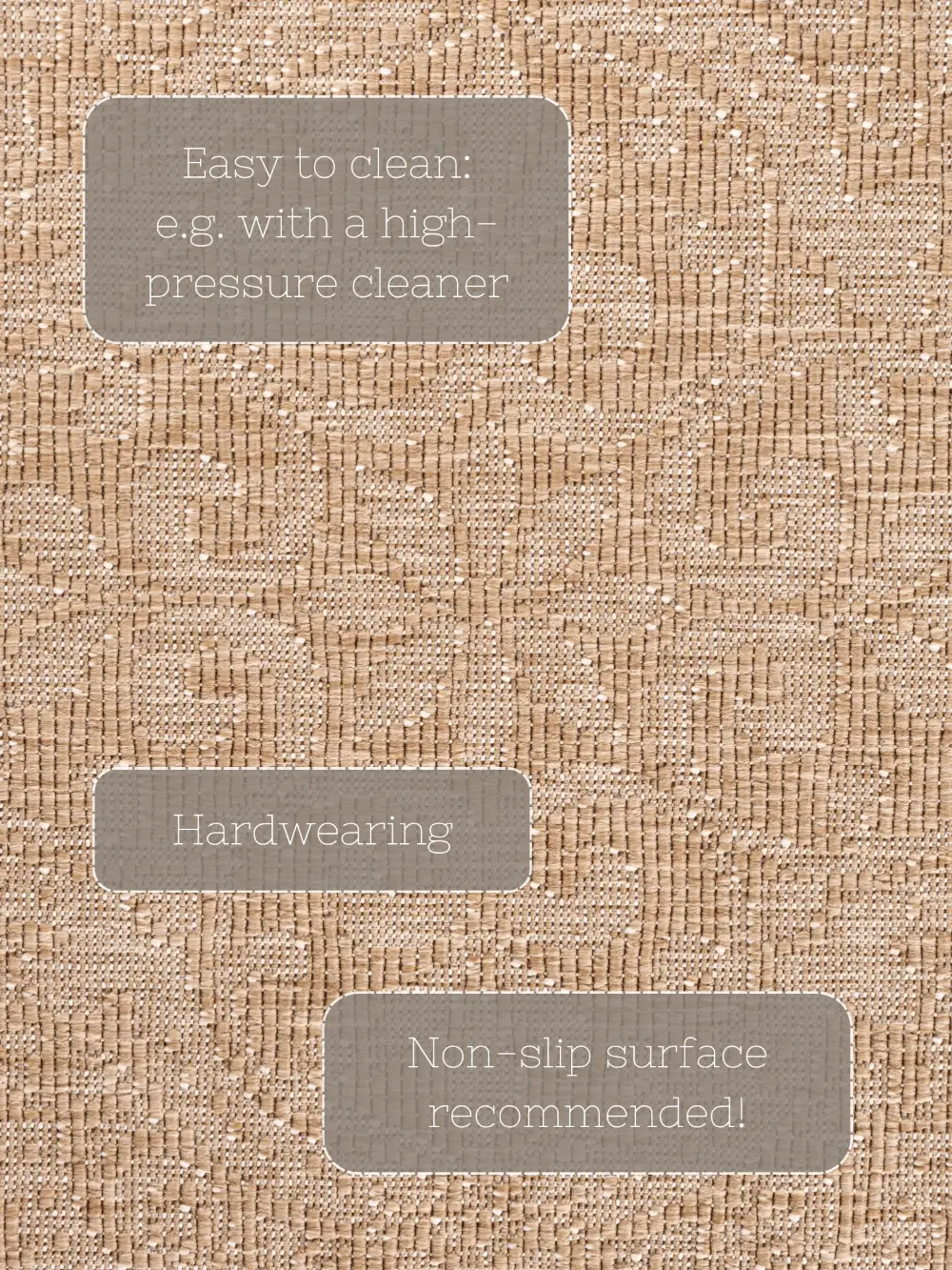 Duet 106252 Jute White Indoor / Outdoor Reversible - Image 18
