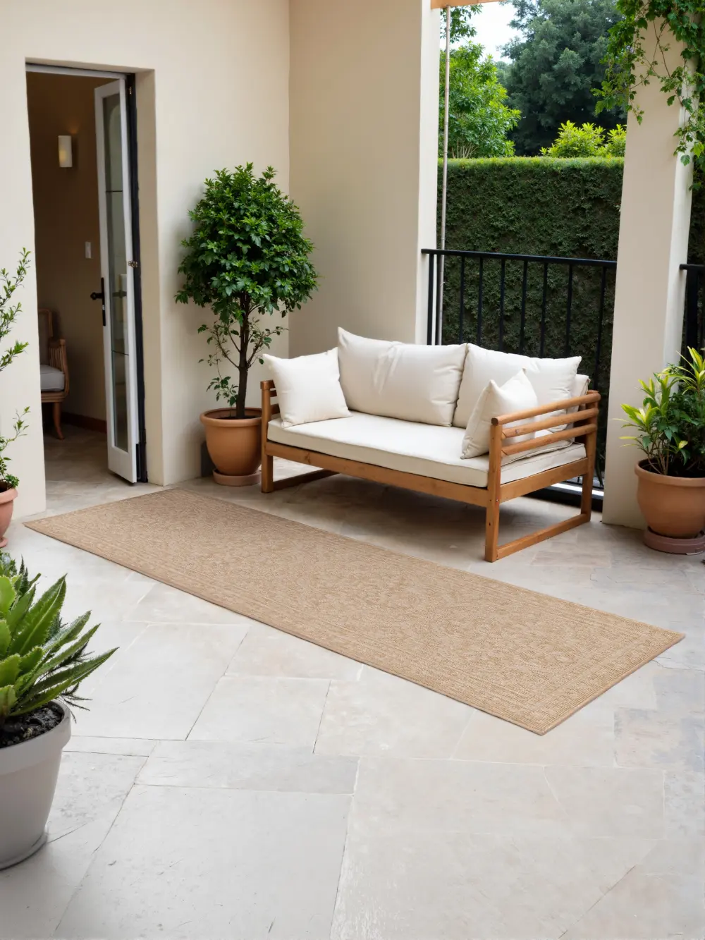 Duet 106252 Jute White Indoor / Outdoor Reversible - Image 21