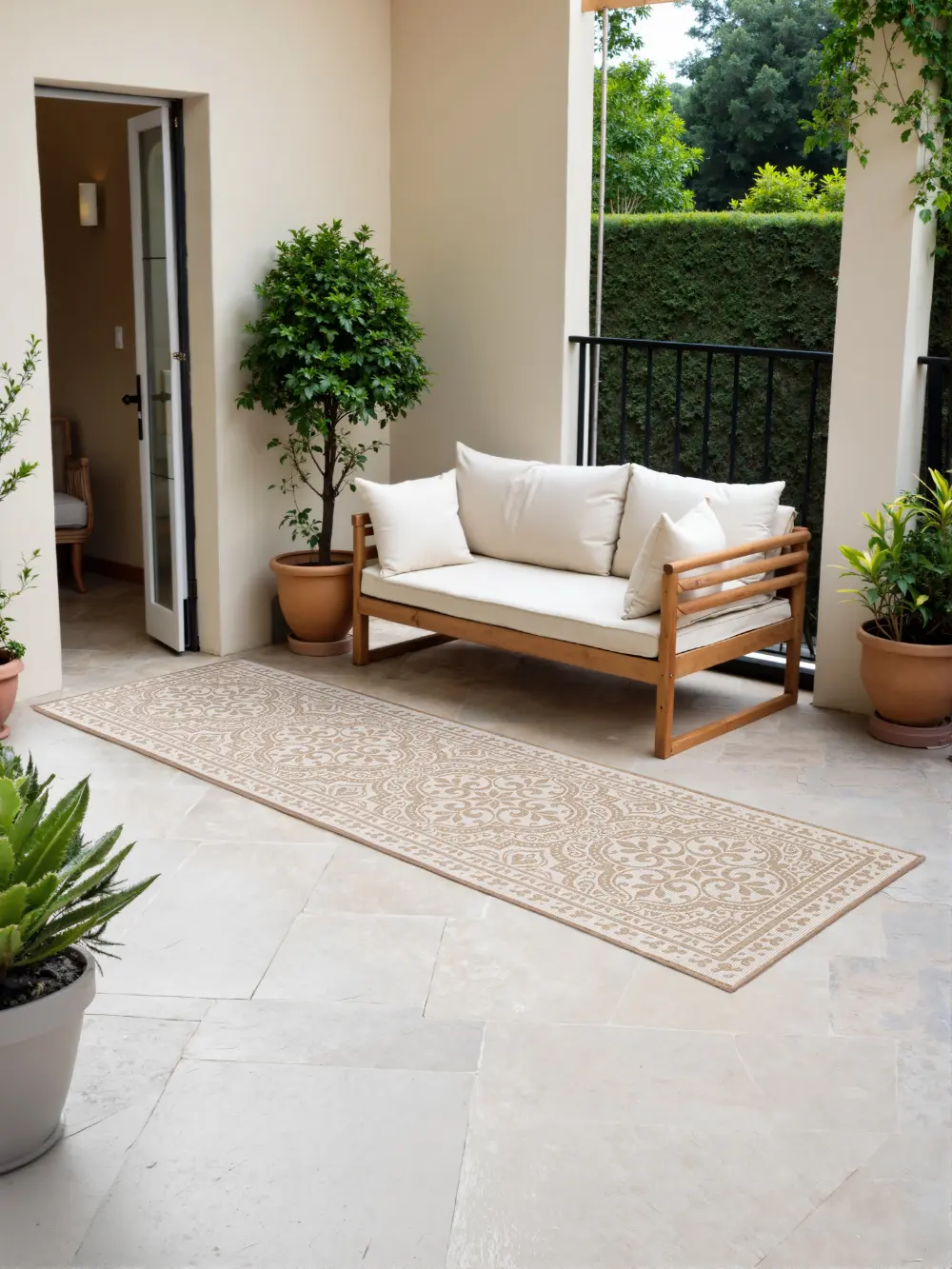 Duet 106252 Jute White Indoor / Outdoor Reversible - Image 22