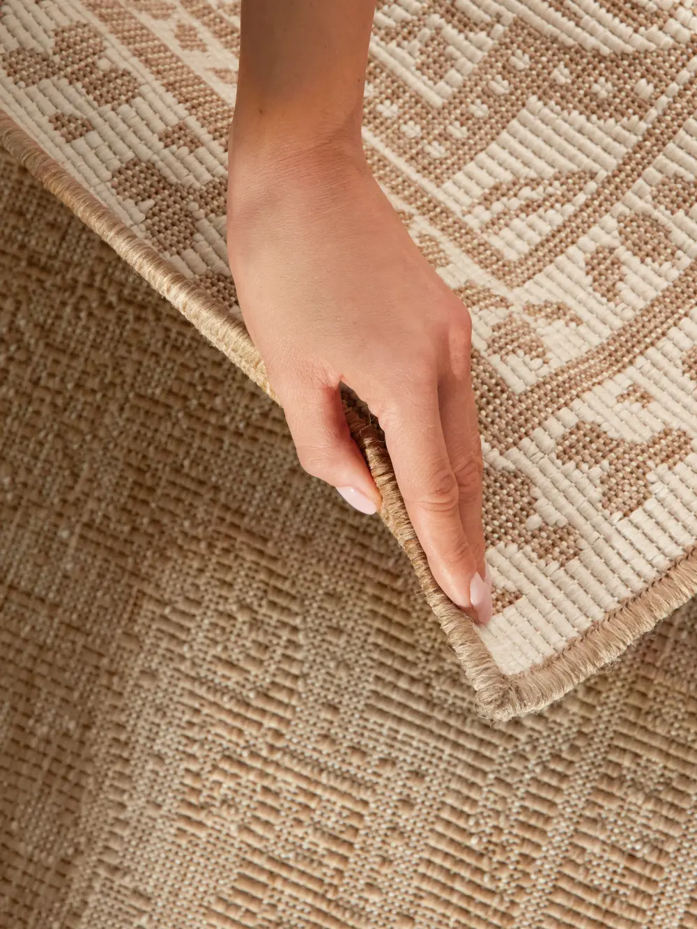 Duet 106252 Jute White Indoor / Outdoor Reversible - Image 9
