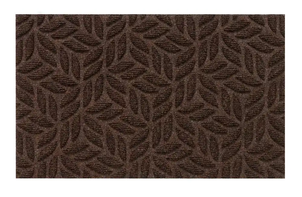 Dune Sculpted Scraper Leaves Brown Rug - Image 3