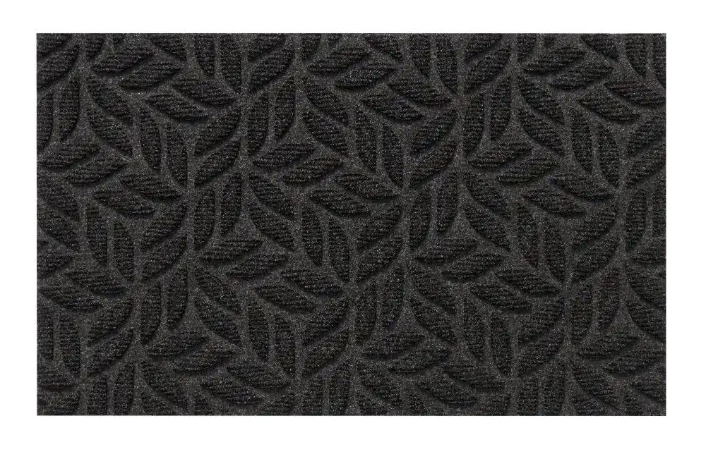Dune Sculpted Scraper Leaves Grey Rug - Image 2