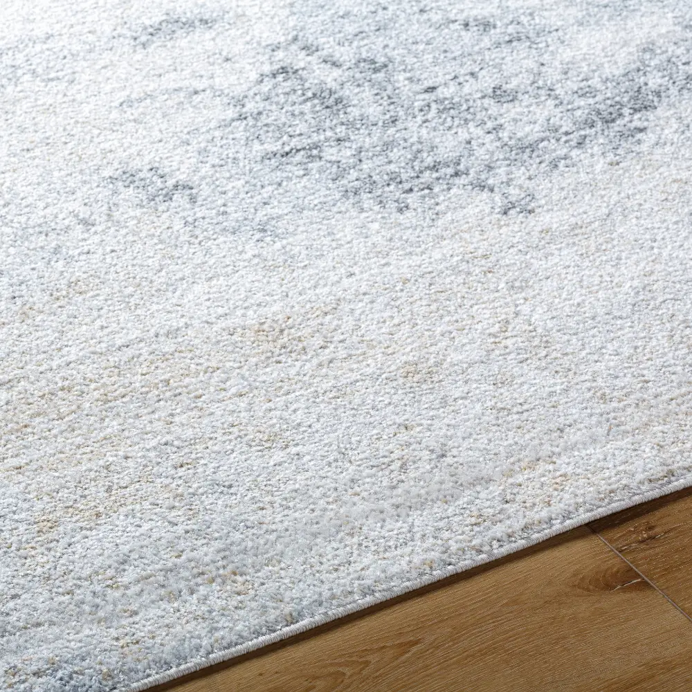 Edith Abstract Modern Marble Charcoal/Amber Rug - Image 5
