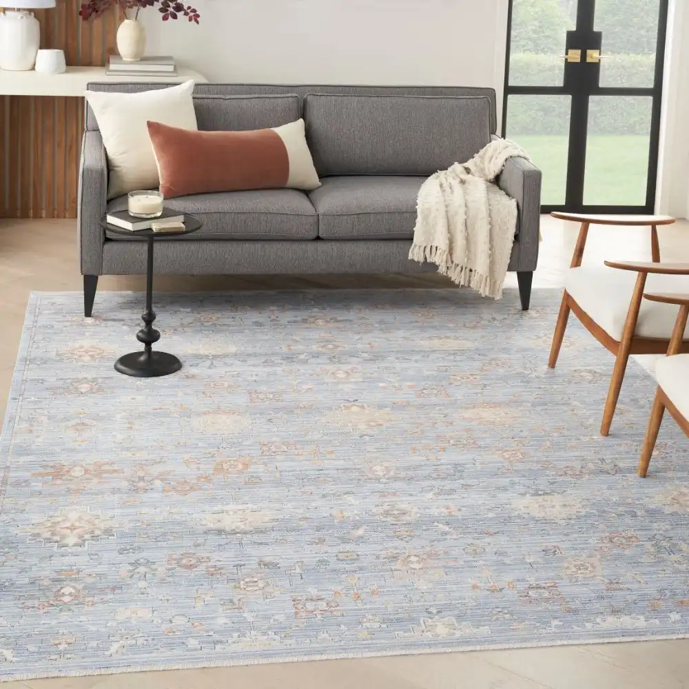 Elegant Heirlooms ELH 02 Blue Ivory Rug - Image 3