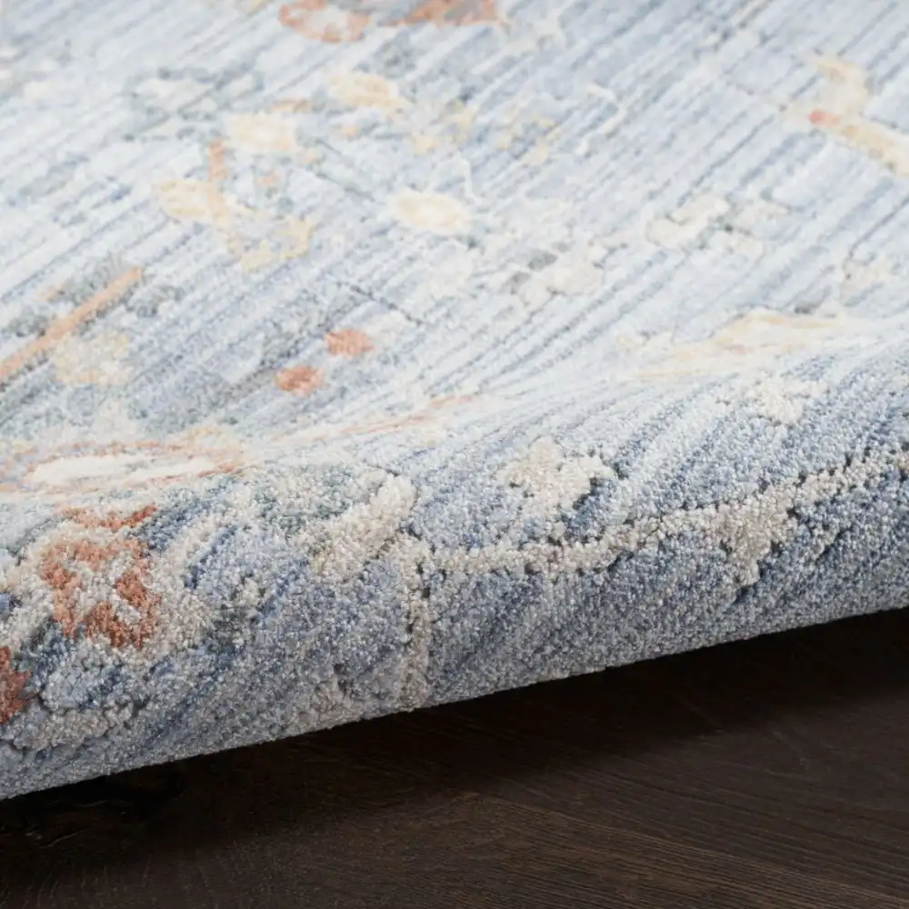 Elegant Heirlooms ELH 02 Blue Ivory Rug - Image 5