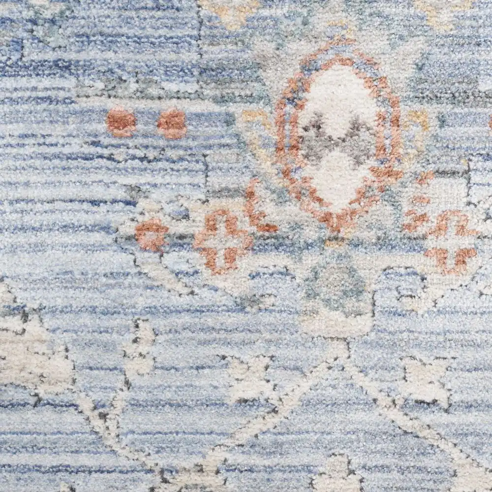 Elegant Heirlooms ELH 02 Blue Ivory Rug - Image 6