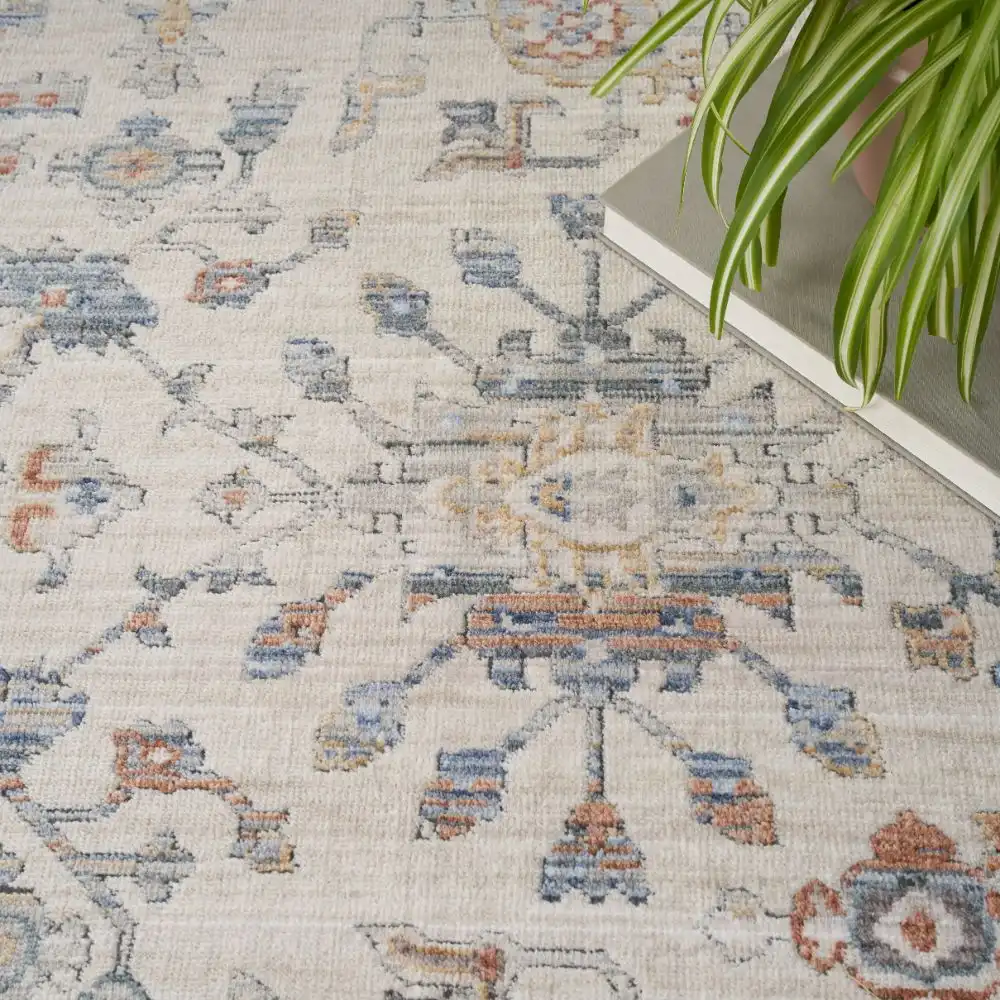 Elegant Heirlooms ELH 02 Ivory Grey Rug - Image 2