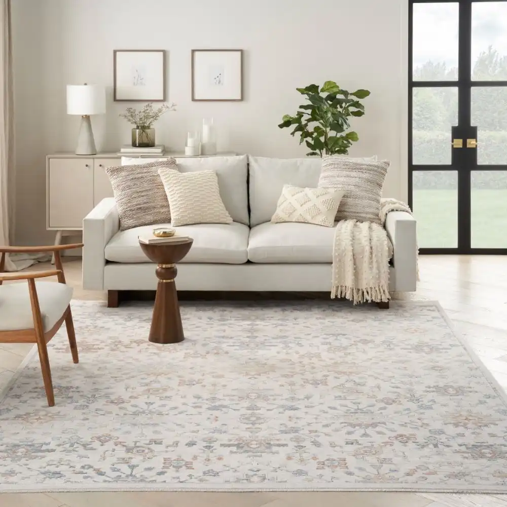 Elegant Heirlooms ELH 02 Ivory Grey Rug - Image 3