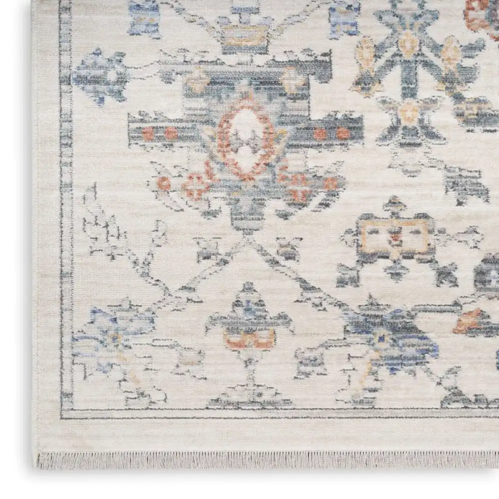 Elegant Heirlooms ELH 02 Ivory Grey Rug - Image 4