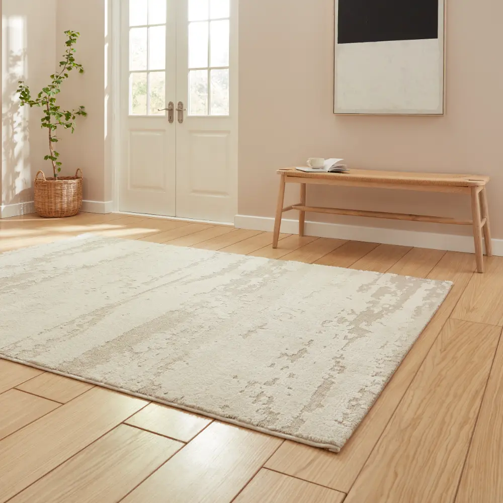 Elio 62841 Cream Modern Abstract Rug - Image 2