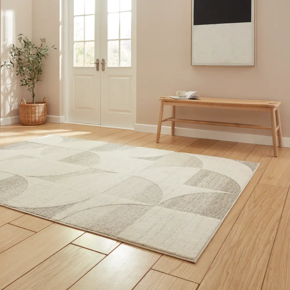 Elio 66747 Beige Modern Abstract Rug - Image 2