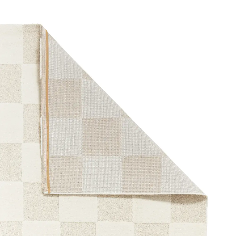 Elio 69924 Cream Modern Geometric Rug - Image 3