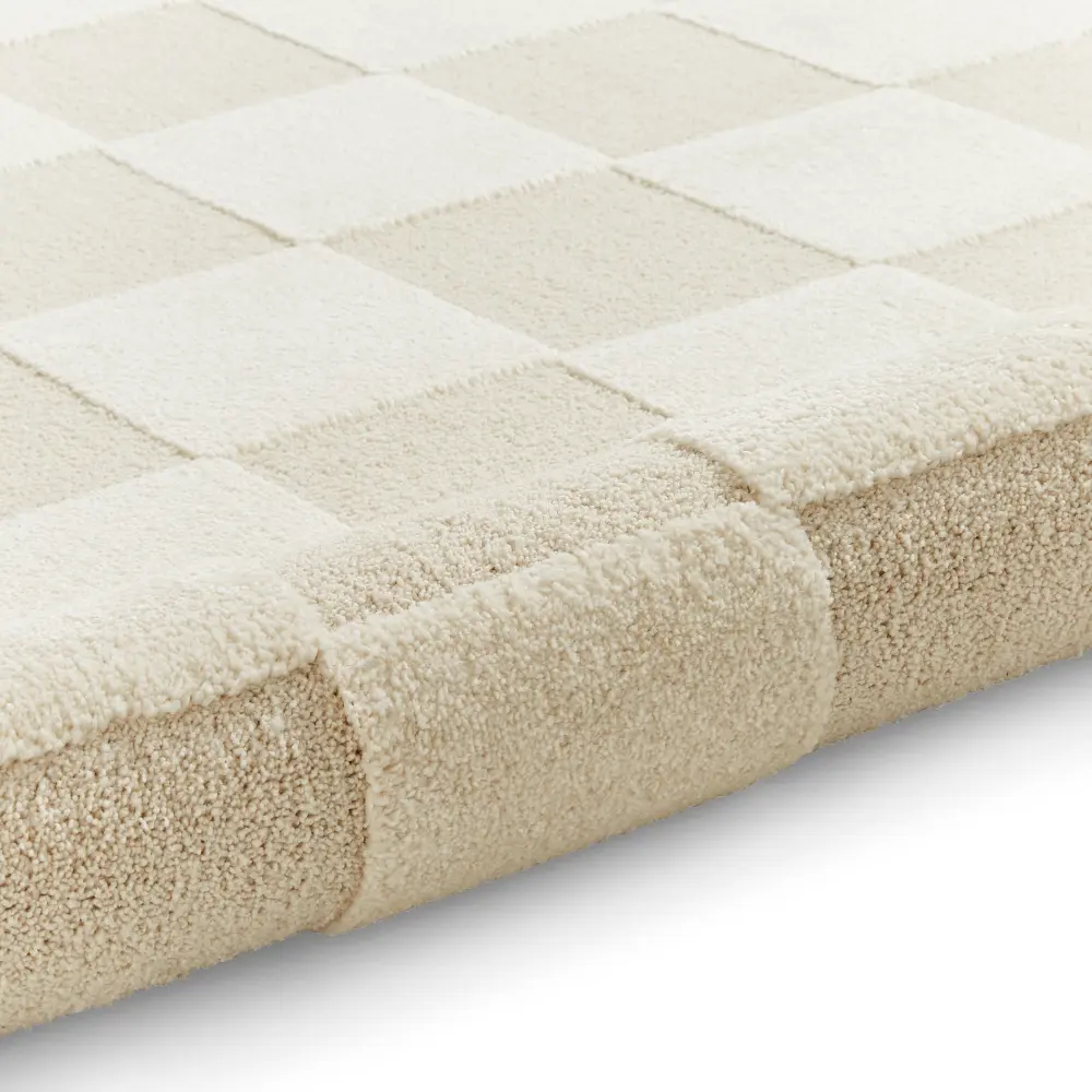 Elio 69924 Cream Modern Geometric Rug - Image 8