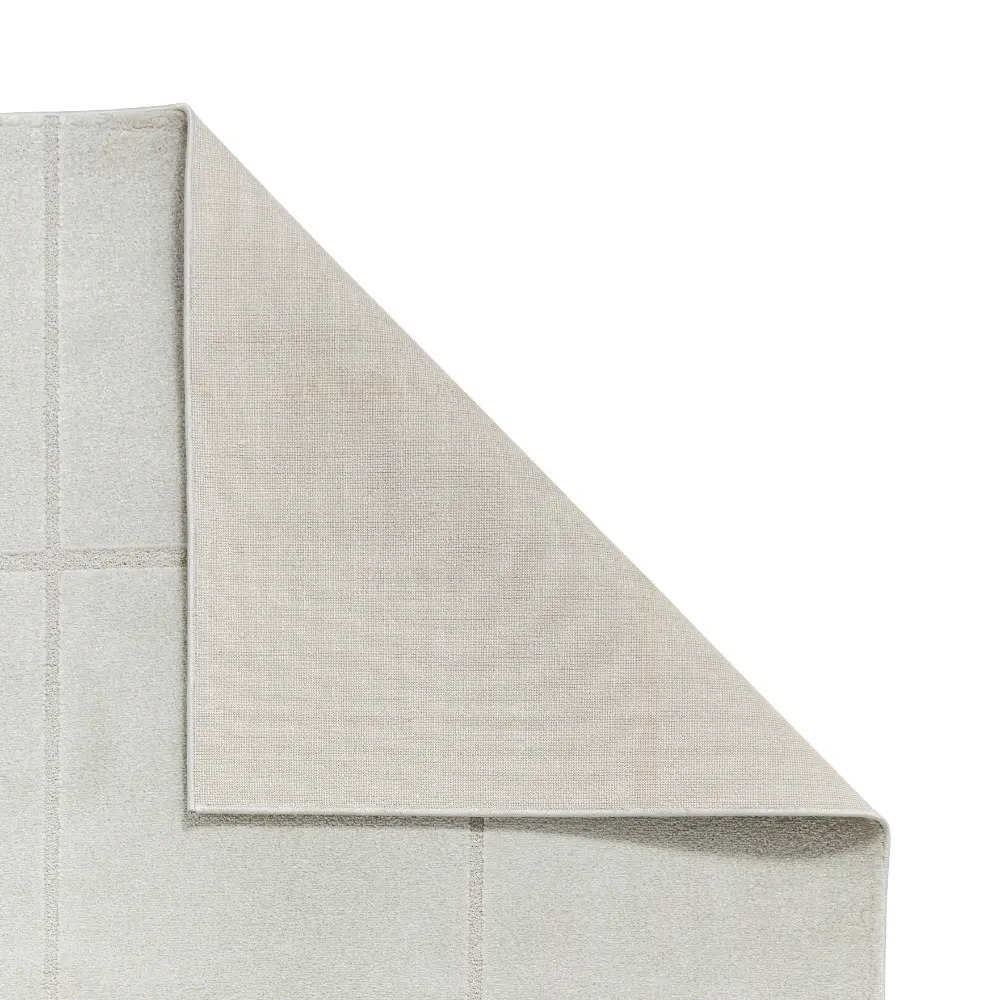 Elio 70100 Silver Modern Geometric Rug - Image 3