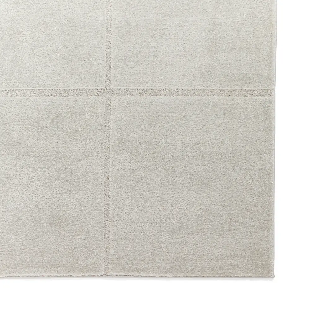 Elio 70100 Silver Modern Geometric Rug - Image 4