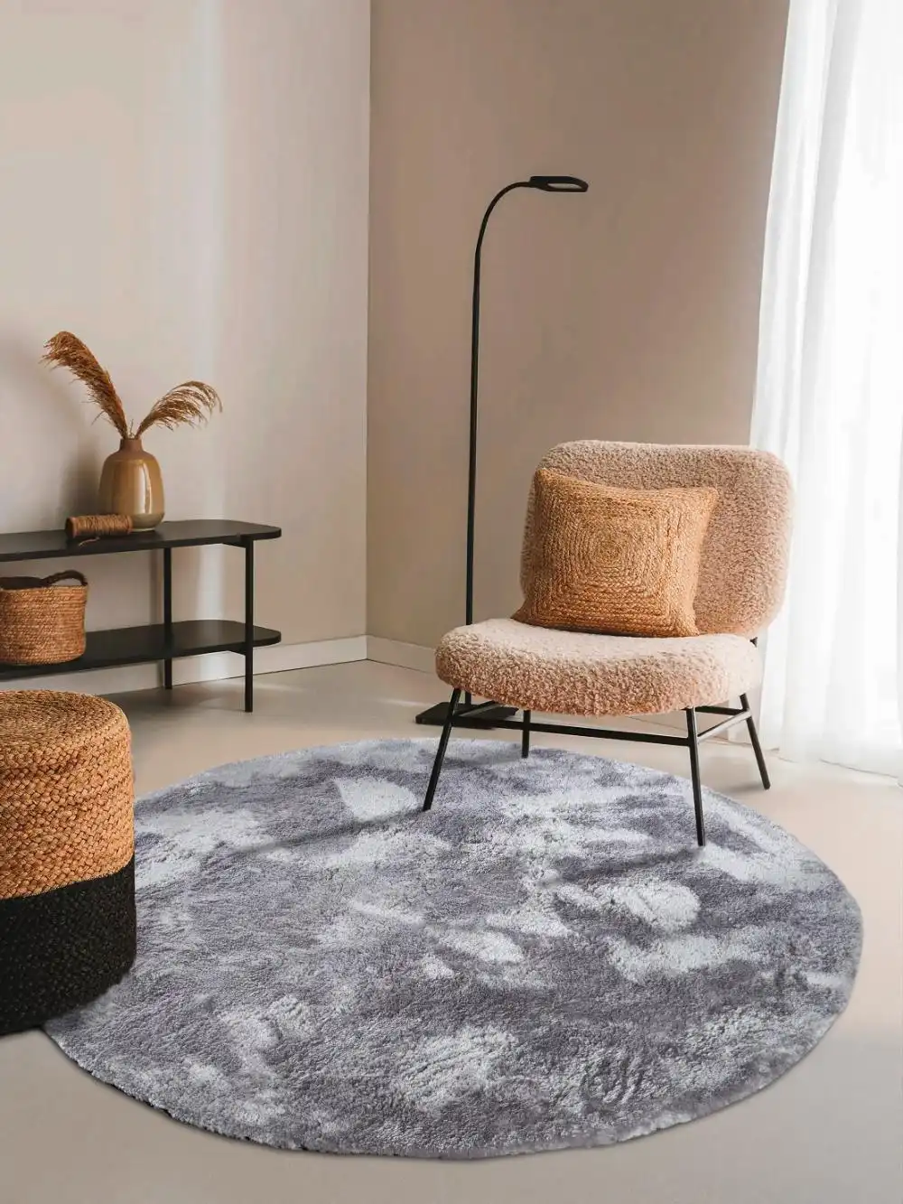 Elle Cosy 106110 Silver Rug - Image 4
